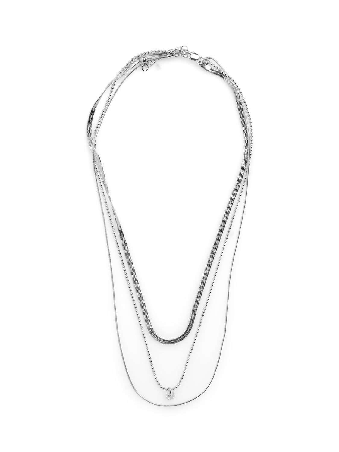 PCELLY Necklace - Silver Colour - VERO MODA & VILA Bergvik